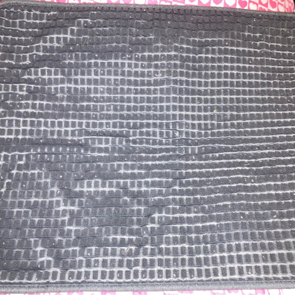 Gray drying mat